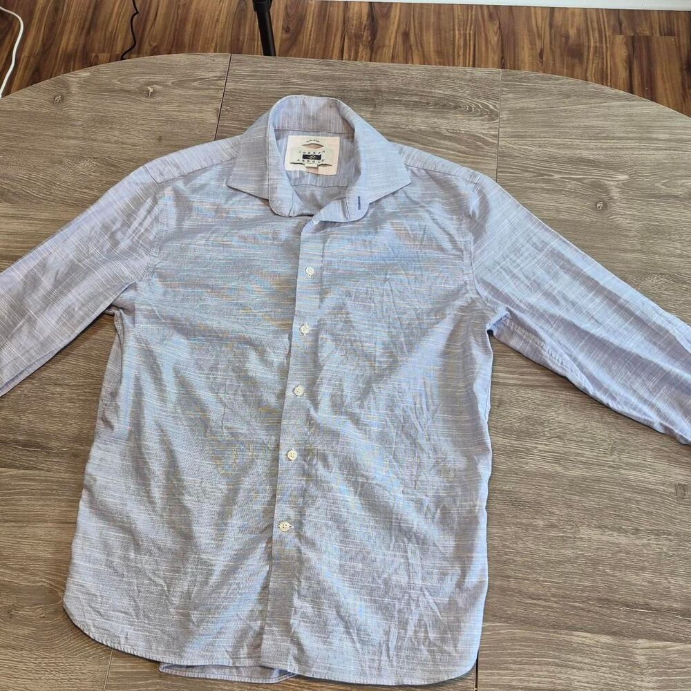 Joseph-abboud Men's Blue and Purple Shirt
